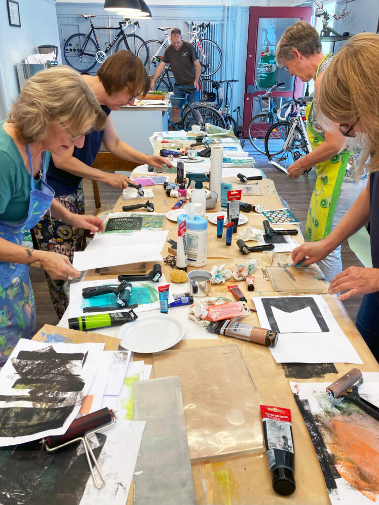 Gelli Print Workshop in Zürich