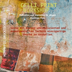 Workshop: Gelli Plate Einführung - Sa 24.8.2024