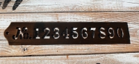 Schablone Zahlen - Numbers
