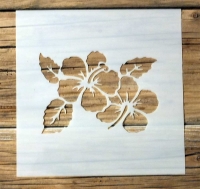 Schablone Muster - Blume - 1