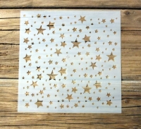 Schablone Muster - Sterne - 11