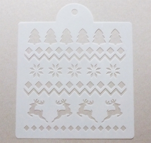 Schablone Muster - weihnachten - 26